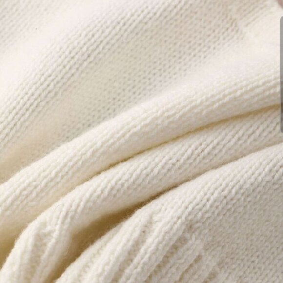 Cider Knitted Crop Top With Floral Embroidery Size Large - Picture 5 of 8